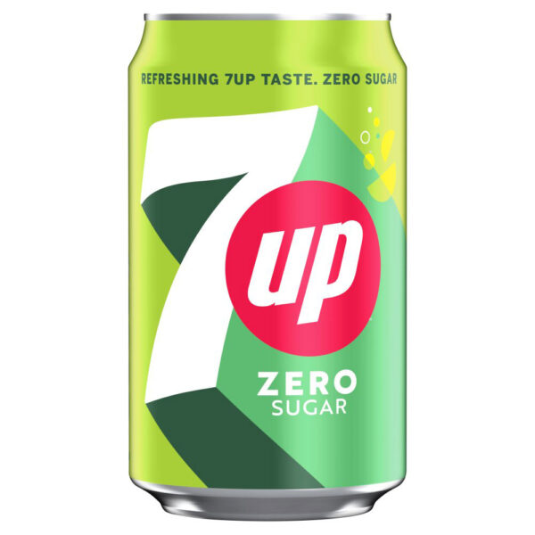 7up Free Can 330ml x 24