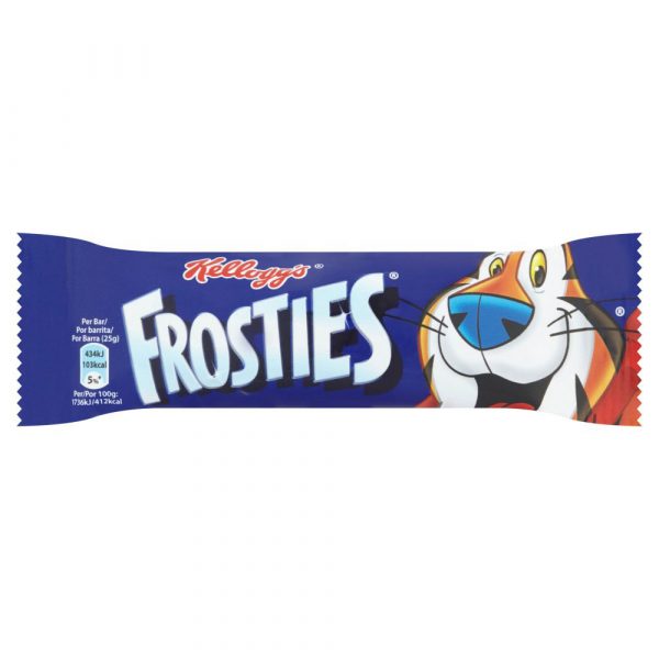 Kelloggs Frosties Cereal Bars 25g x 48 (No Barcode)