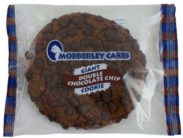 Giant Double Chocolate Chip Cookies 90g x 40