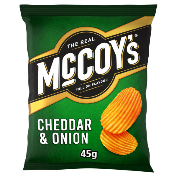 McCoys Cheese & Onion 45g x 36