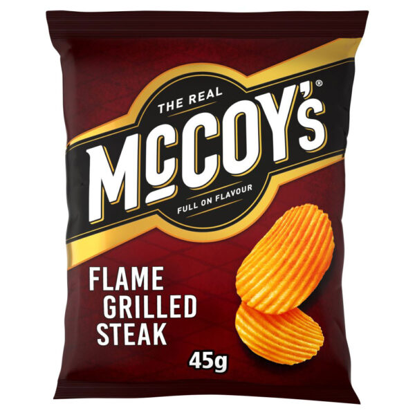 McCoys Flame Grilled Steak 45g x 36