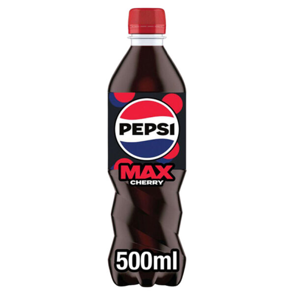 Pepsi Max Cherry Bottles 500ml x 24