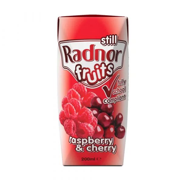 Radnor Fruits Raspberry & Cherry Carton 200ml x 24