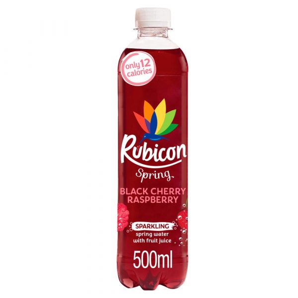 Rubicon Spring Black Cherry & Raspberry 500ml x 12