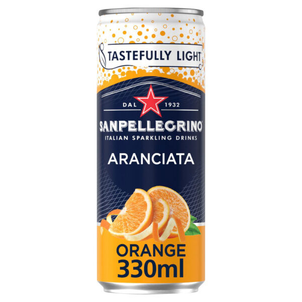 Sanpellegrino Orange Can 330ml x 24