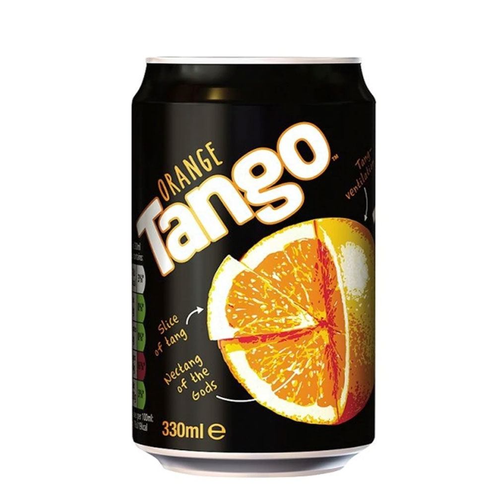Tango Orange Can 330ml x 24 - The Candy Box