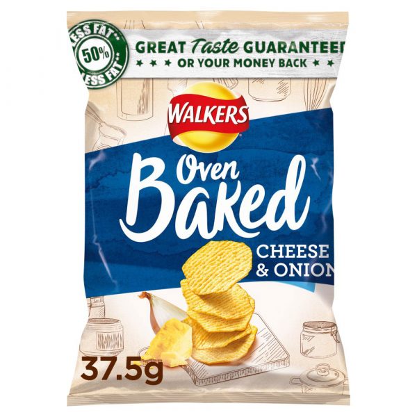 Walkers Baked Cheese & Onion 37.5g x 32