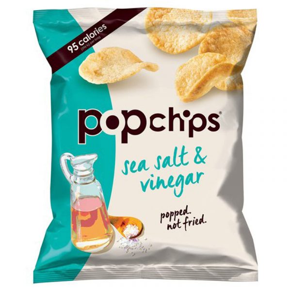 Popchips Salt & Vinegar 23g x 24