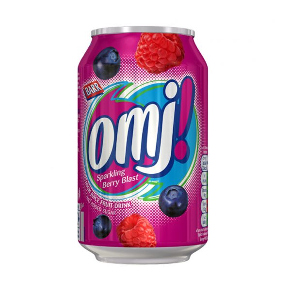 OMJ! Berry Blast Can 330ml x 24