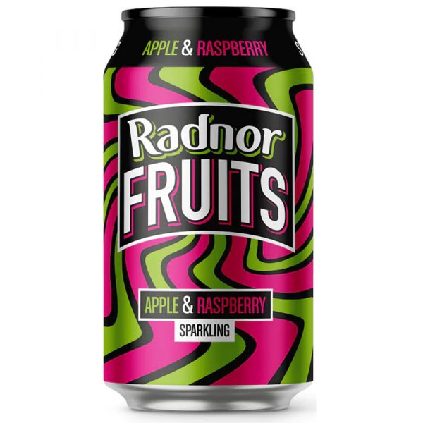 Radnor Fruits Sparkling Apple & Raspberry Cans 330ml x 24