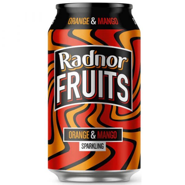 Radnor Fruits Sparkling Orange & Mango Cans 330ml x 24