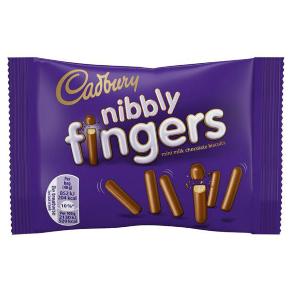 Cadbury Nibbly Fingers 40g x 36 (re-packed line)