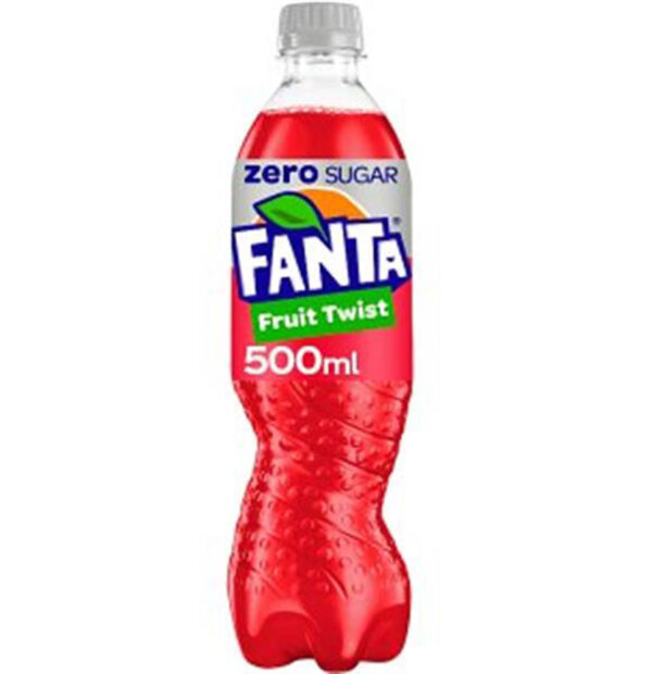 Fanta Fruit Twist Zero Bottles 500ml x 24 - PROFIT BOOSTER (BB 31/5/25)