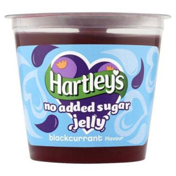 Hartleys Jelly Pot Blackcurrant NAS 115g x 12