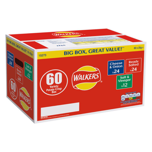 Walkers Big Box Classics Multipack 25g x 66