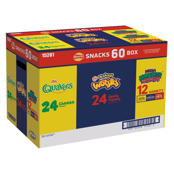 Walkers Snacks Box Multipack x 60 (No Barcodes)
