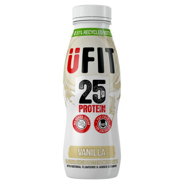 UFit High Protein Shake Drink Vanilla 330ml x 10