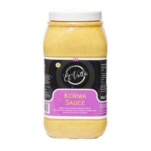Et Voila Korma Sauce 2kg x 2 - DELISTING - REDUCED TO CLEAR