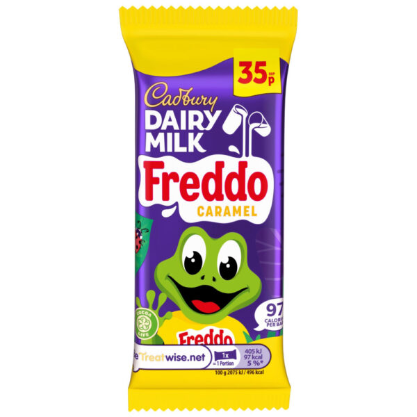 Cadbury Caramel Freddo 35p PM 19.5g x 60 - NEW PRICE MARK