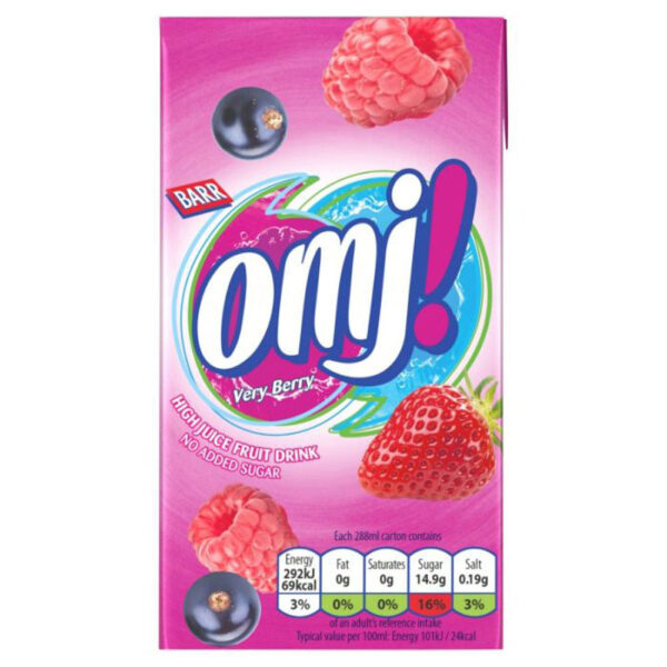 OMJ! Carton Very Berry 288ml x 27