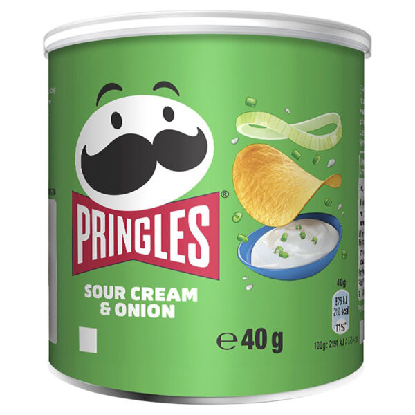 Pringles Sour Cream & Onion 40g x 12