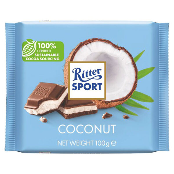 Ritter Sport Coconut 100g x 12 - HALF PRICE
