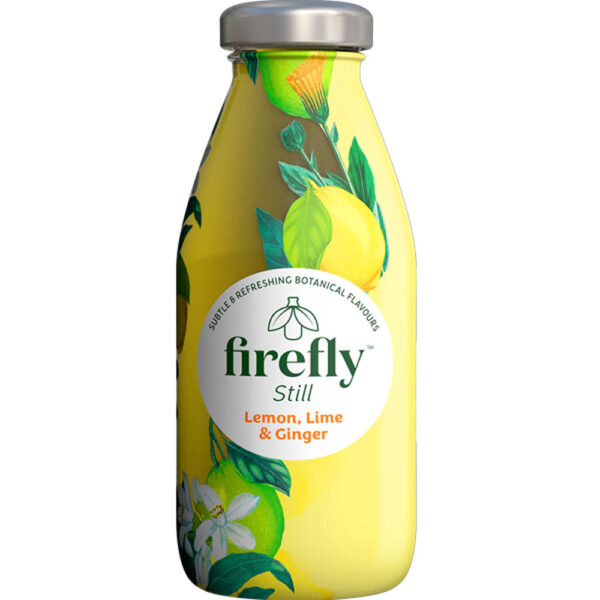 Firefly Lemon Lime & Ginger 330ml x 12 - GLASS