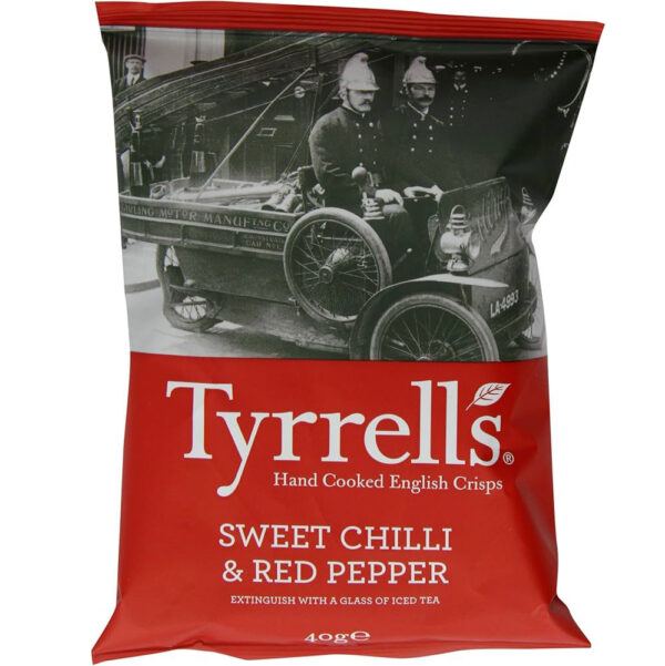 Tyrrells Sweet Chilli & Red Pepper 40g x 24