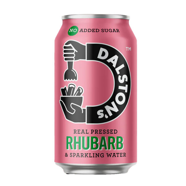Dalston's Real Pressed Rhubarb Can 330ml x 24