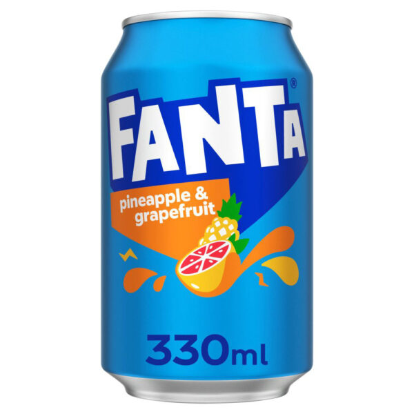 Fanta Pineapple & Grapefruit Can 330ml x 24