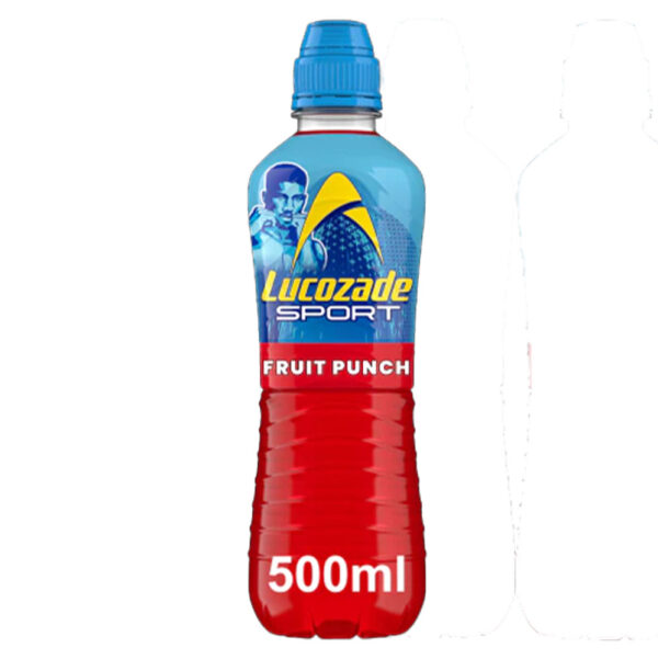 Lucozade Sport Fruit Punch 500ml x 12 - PROFIT BOOSTER (BB 31/5/25)