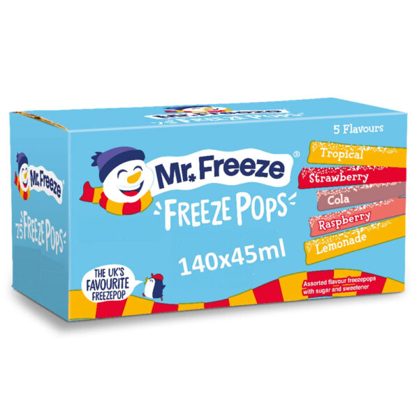Mr Freeze Ice Poles Mixed Flavours 45ml x 140